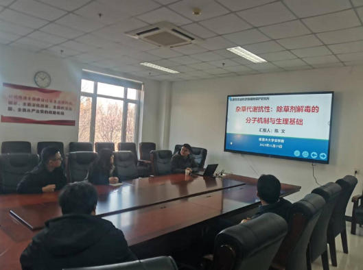 塔里木大学副教授陈文到市农科院植保所进行学术交流